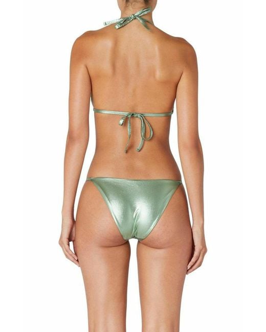 Room 24 Green Stacey Top New Metallic Mint