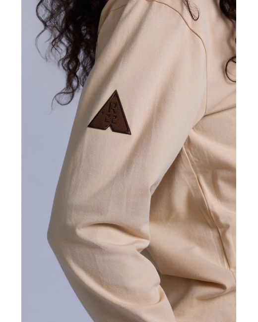 Rave on Trend Natural Neutrals Heritage Patch Long Sleeve