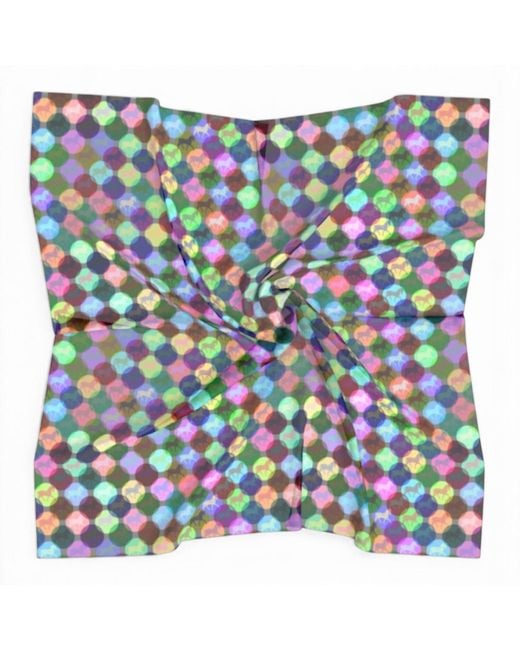 FORZA CAVALLO Blue Otto Square Scarf