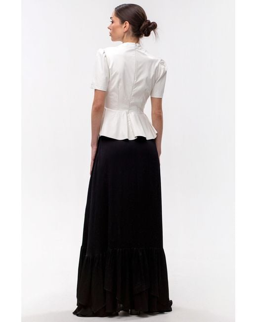 Maison Bogomil Black Flamenco Skirt