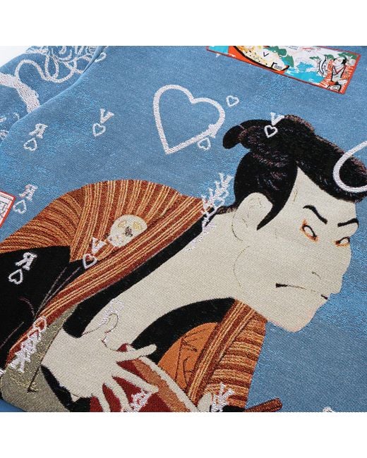 VERYRARE Blue Yokai Kabuki Crewneck for men