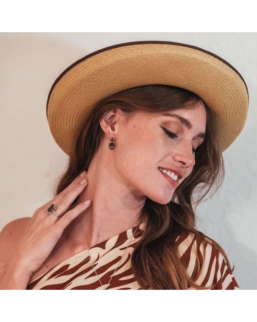 Augustine Jewels Brown Smoky Quartz Drop Earrings