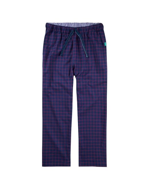 Lounge Blue Loungewear Trousers-Pants Long Length Atlantic Puffin Design for men