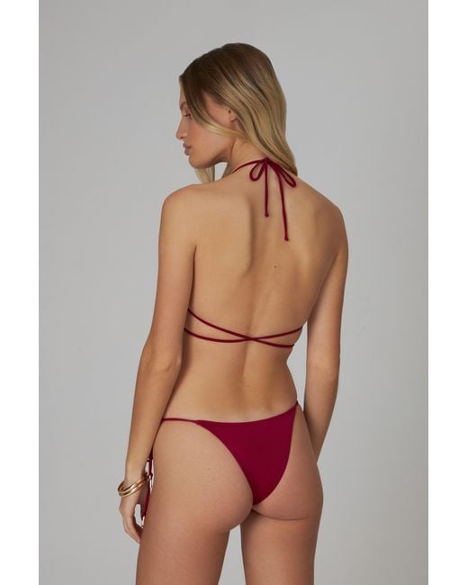 Bianca Resortwear Red Isla Swim Bottom