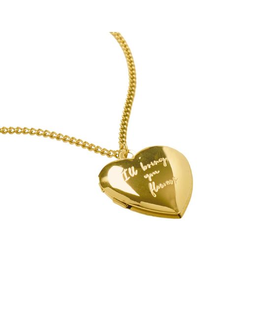Hoops + Chains LDN Yellow I'Ll Bring You Flowers Locket