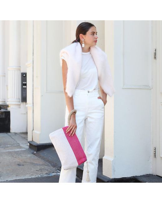 KORISSA Block A Clutch-pink
