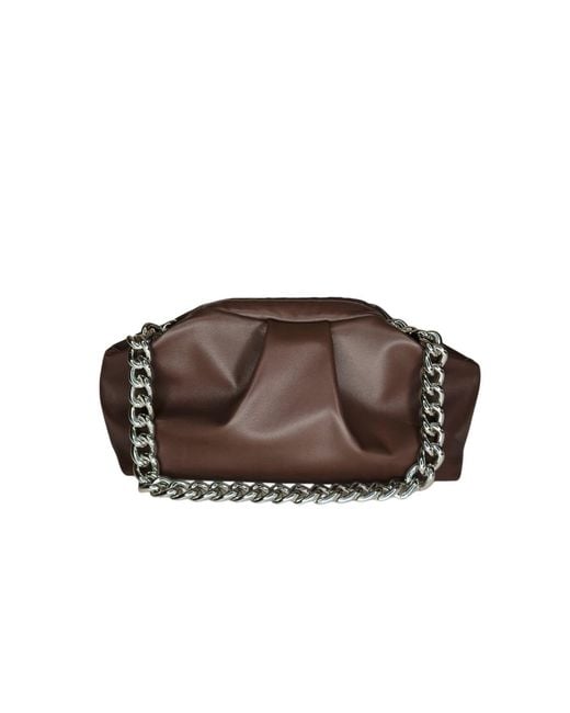 Ruj Heritage Brown Mini Puffy Bag Cioccolato Fondente