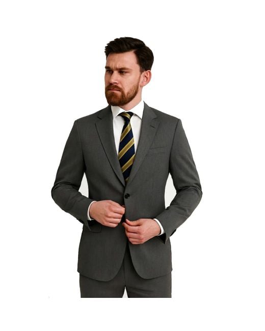 DAVID WEJ Blue Aldo Single Breasted Suit for men