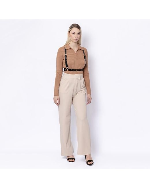 Haute Cuir Blue Leather Body Harness