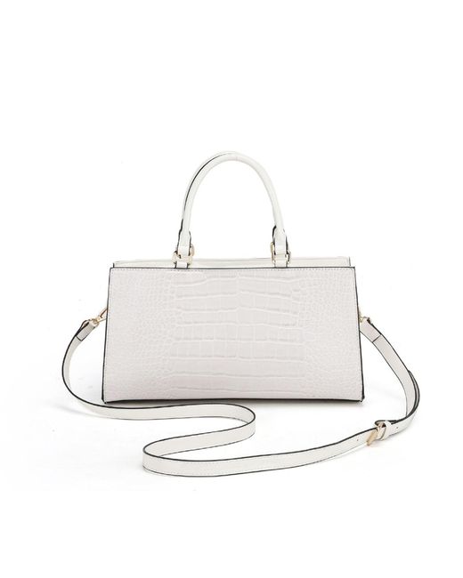 Mkf Collection - J'omor White Colby Satchel Bag