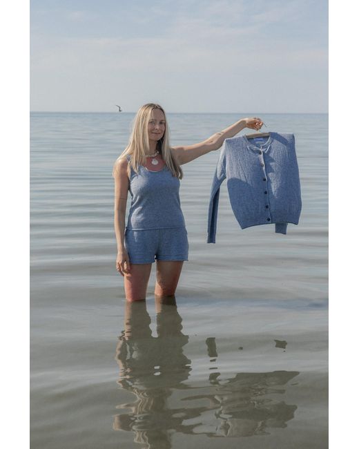 SALANIDA Blue Sabbia Tank Top Light