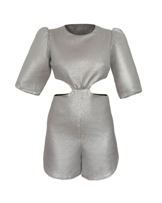 Sienna & Gaia Gray Federica Disco Jumpsuit