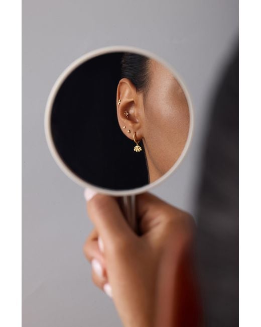 Vanhi Metallic Defender Evil Eye Hoops