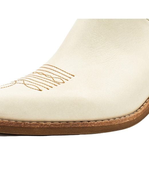 White cowboy cheap mules