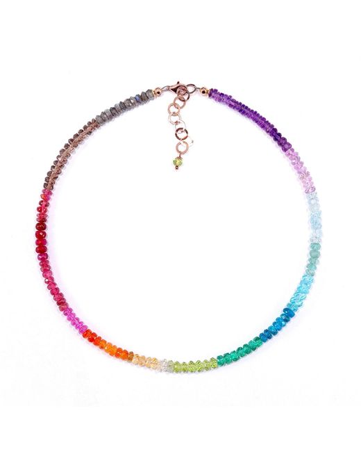 Mineralgems•Studio Multicolor Choker With Precious Gemstones For Him for men