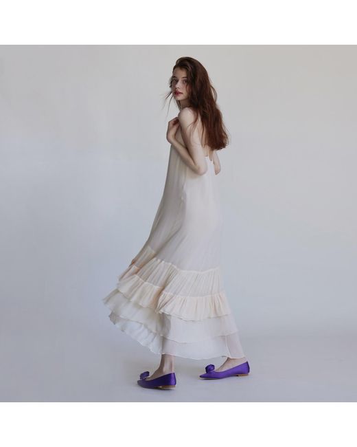 Belsize25 Natural Layers Dress – Pure Mulberry Silk Halterneck Dress