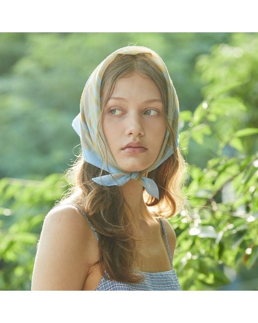 Ana Maison Blue Here And There Handkerchief