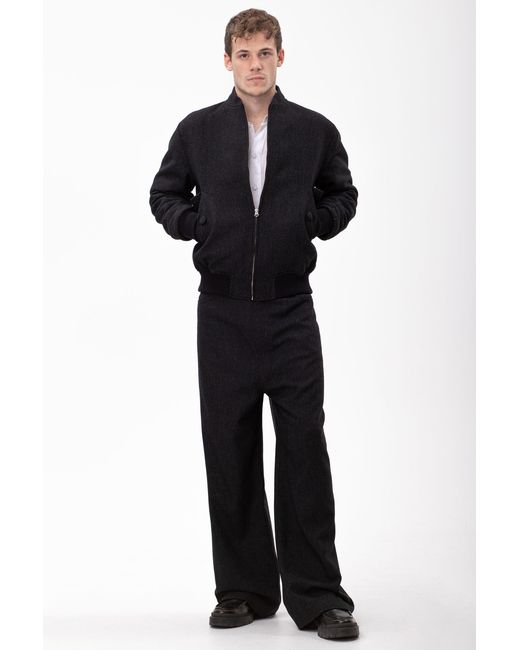 Maison Bogomil Blue Bomber Jacket for men