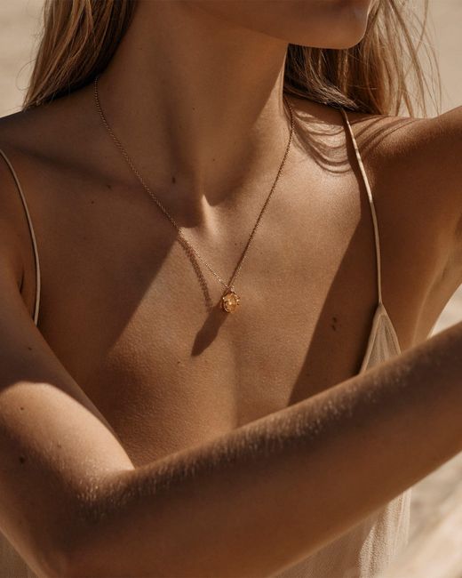 Amber Sceats Metallic Forage Necklace