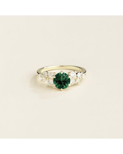 Juvetti Green Floret Ring
