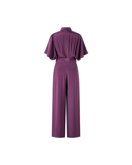 Emma Wallace Purple Shay Jumpsuit -Deep