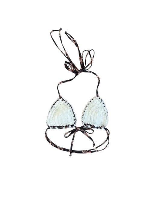 Gunes Swim White Cloud Dancer Triangle Top