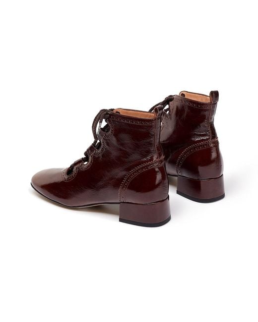 Naguisa Brown Ankle Boots