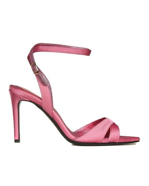 Ginissima Thea Soft Pink Satin Sandals