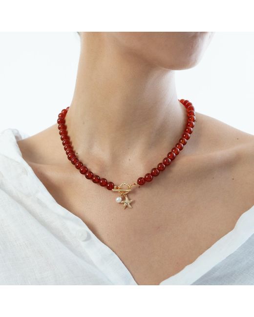 Miss Cecilia Red Ruby Necklace