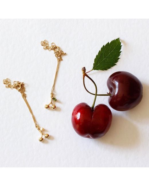 Lee Renee Metallic Cherry Bracelet