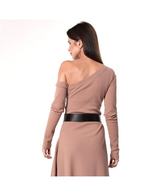 Metamorph Black Genuine Leather Waist Belt