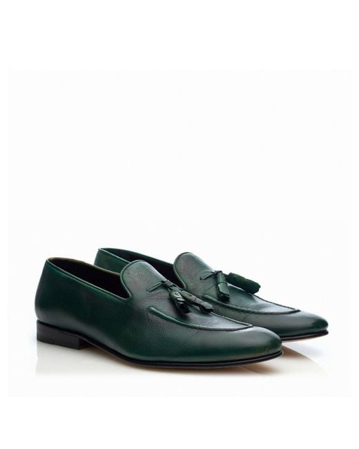 Mariano Shoes Green Ferragudo Loafers for men