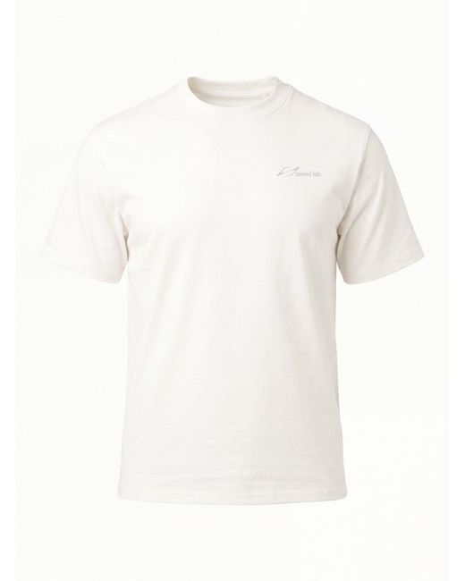 Saved Lab White Mission Tee for men