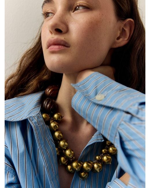 Sita Nevado Metallic Sabito Necklace