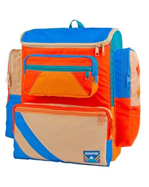 Mokuyobi Orange Heat Wave Alex Mega Backpack