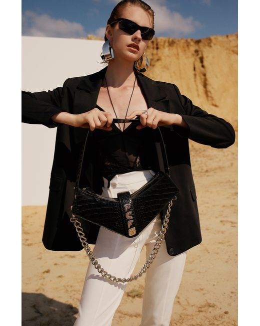 Pcfg Black Free Heaven Lace Top