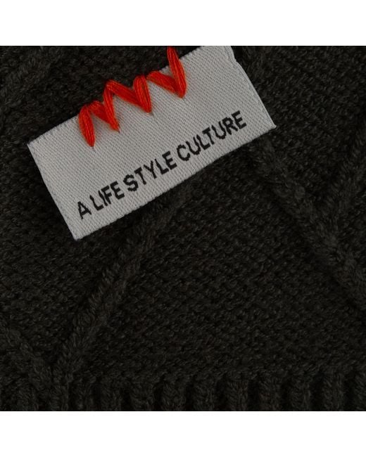 Norbron Black Bonham Moss Beanie for men