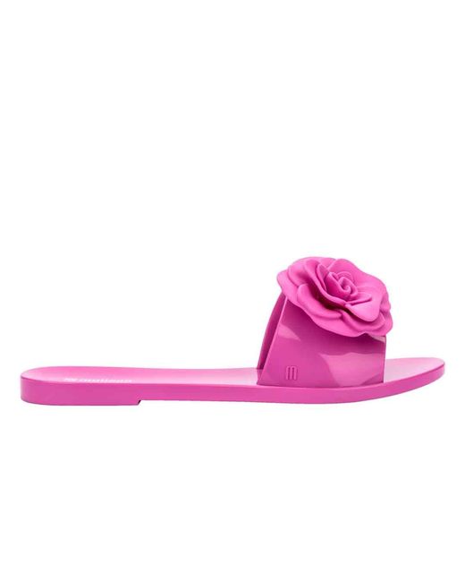 Melissa Pink Babe Petals Flat Slides
