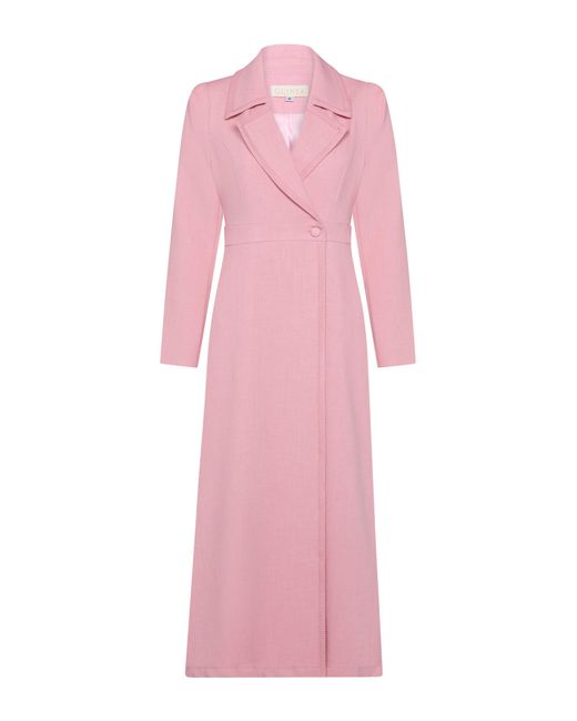 Guinea London Pink Pale Dress Coat