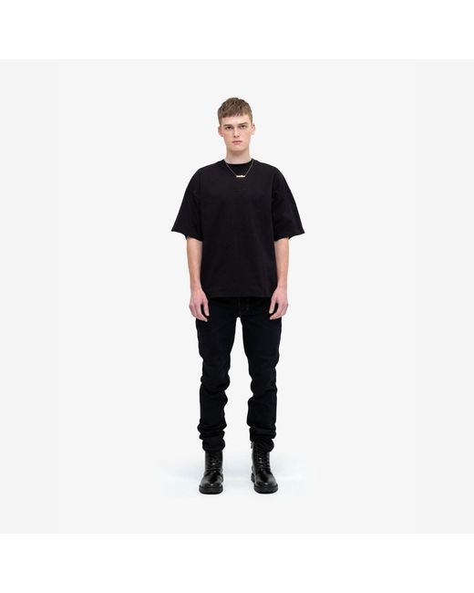 PLACE OF ELMS Black Angel Falls T-Shirt for men