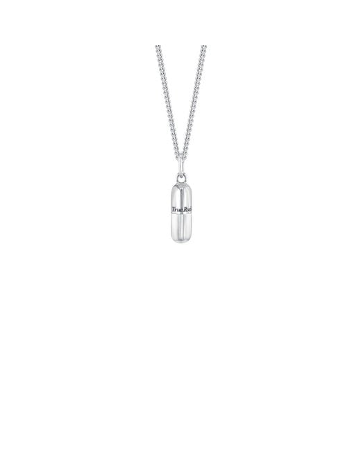 True Rocks Metallic 18Kt Plated Mini Pill Pendant