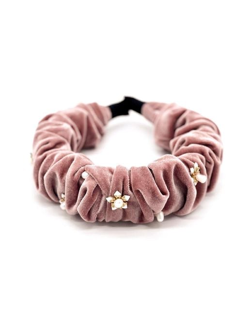 ADIBA Pink Carnation Handmade Headband