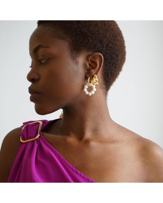 Smilla Brav Metallic Caroline Earrings