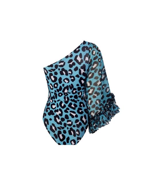 Nur Karaata Blue Kelly Leo Swimsuit
