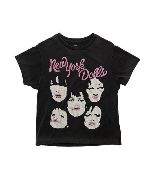 Other Uk Black New York Dolls Live From The Bowery Vintage T-Shirt for men