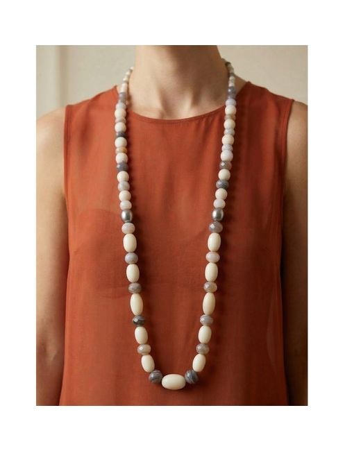 Jaredjamin Metallic Montana Quarry Necklace