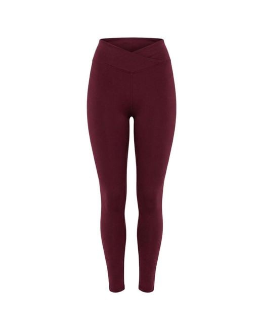 Revyve Active Red Neutrals Mulberry Merlot V-Sculpt Legging