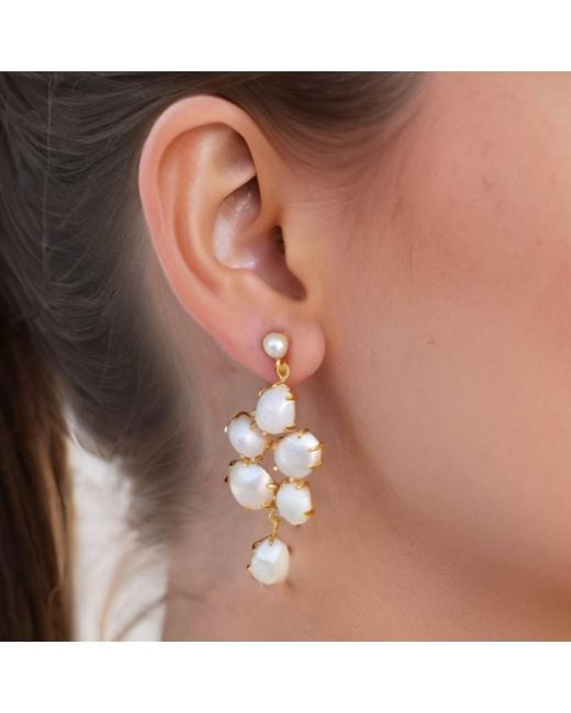 GEM BAZAAR Metallic Margo Earrings