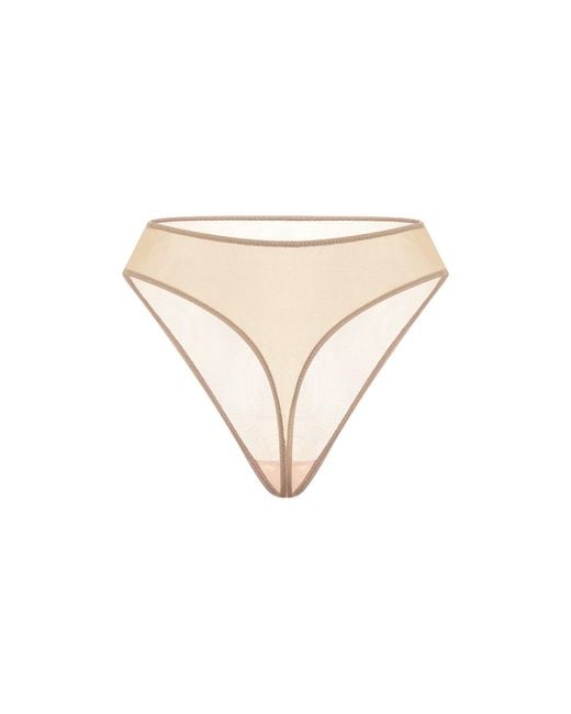 Zhilyova Natural Neutrals Ocean High-Waisted Thong