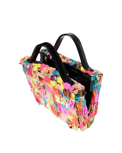 Simitri Red Pinata Briefcase Bag